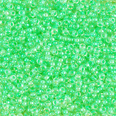 11-1120:  11/0 Luminous Mint Green  Miyuki Seed Bead 