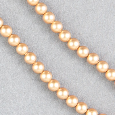 29-0433:  5810 4mm Vintage Gold Crystal Pearl - 29-0433
