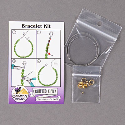 Bracelet Materials Kit - Gold Plated (1 set) - KIT-04-GP